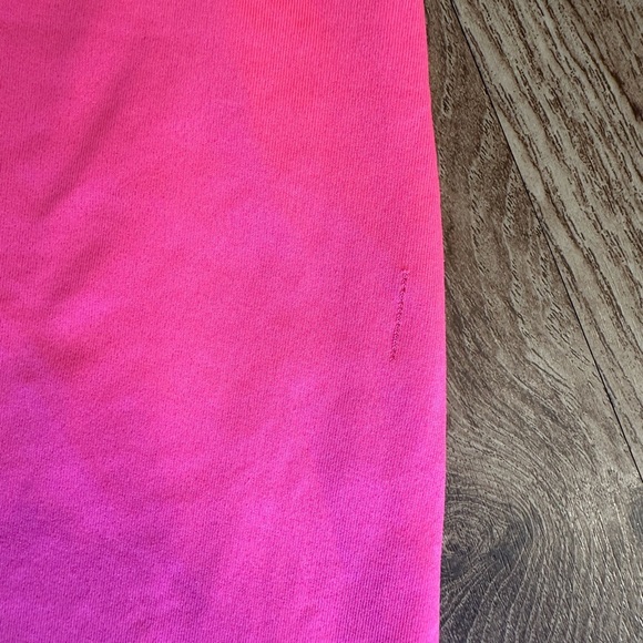 PINK Bright Pink Dog Logo Athletic Workout Tank Top. Size medium. - Picture 3 of 4